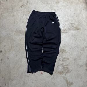 Vintage VTG 90’s Black Adidas Three Stripe Sweatpants